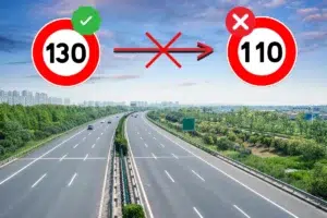130km/h sur autoroute