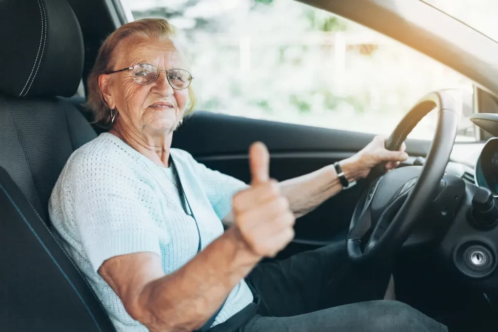 Permis de conduire personne âgée