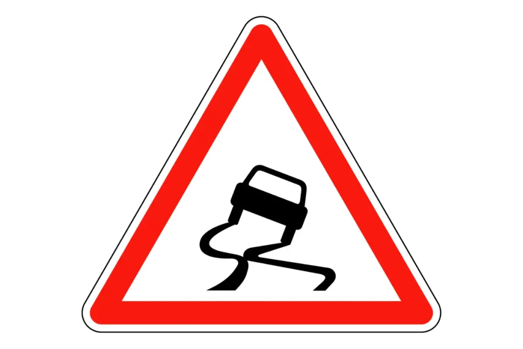 Panneau verglas